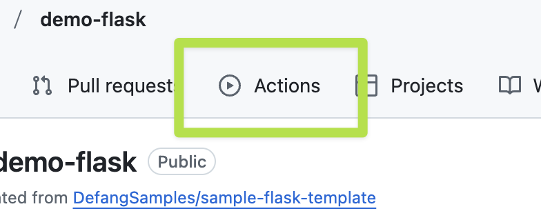 github-actions-tab